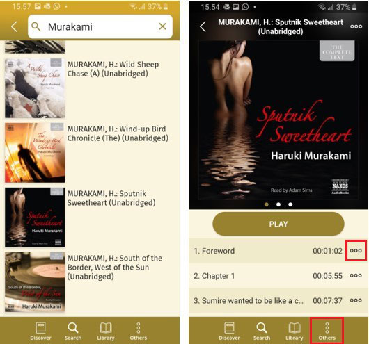 Naxos Spoken Word mobile app