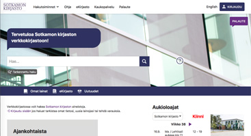 sotkamo.finna.fi screenshot